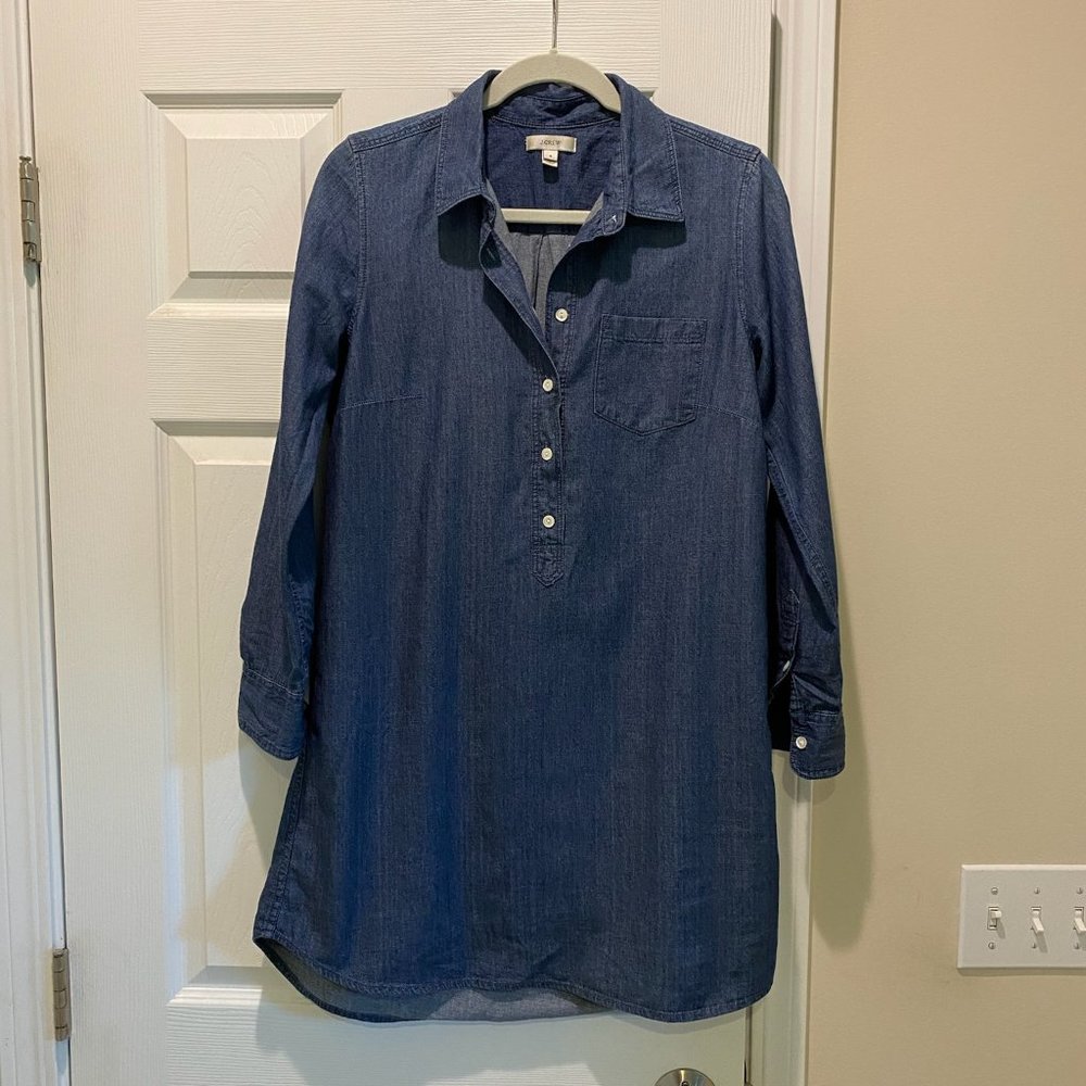 JCrew denim dress, size 6